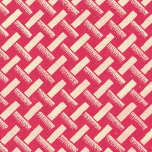 Red Basket Weave Print Italian Paper ~ Carta Varese Italy